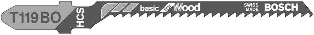 Bosch Stichsägeblatt a 5 Stück T 119 BO
