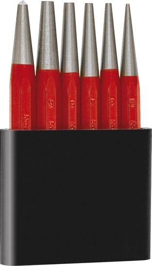 Format Durchtreiber-Satz 6-teilig im Kunststoff-Ständer