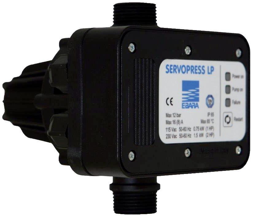 EBARA Druckschalter m. Trockenlauf SERVOPRESS