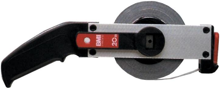 BMI Rahmenbandmaß 30mx13mm Stahl weißlackiert