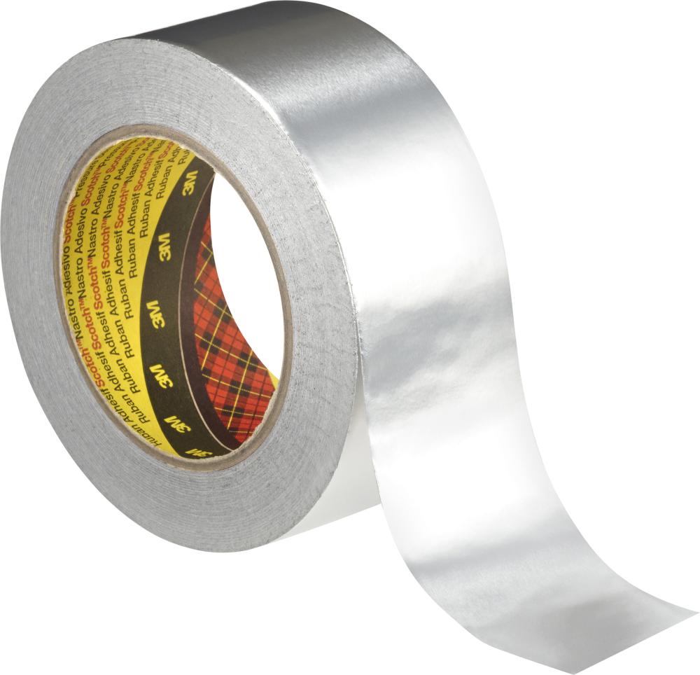 3M Aluminiumklebeband 1436, Silber, 100 mm x 50 m