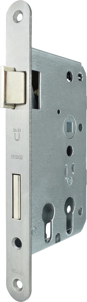 Bever FH-Einsteckschl., 1016 P, 2xPZ,D32+65,E72,VK9, 24 rd., DIN Links, edelstahl matt