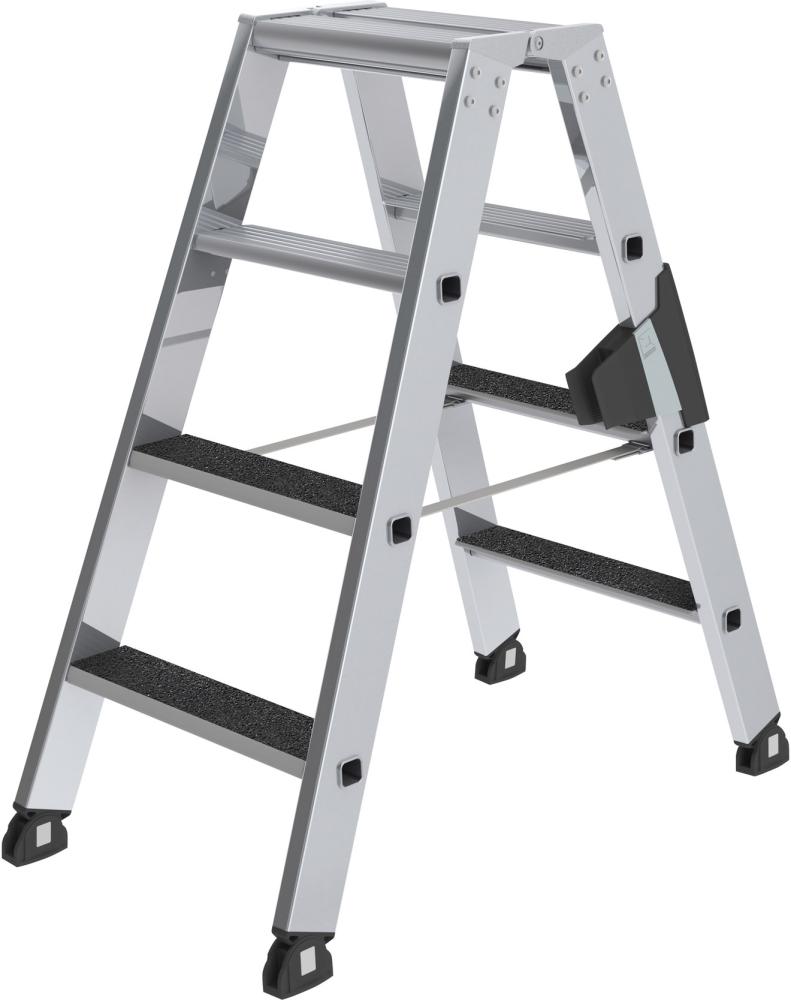Alu-Stehleiter 2x4 St. m. clip-step R13