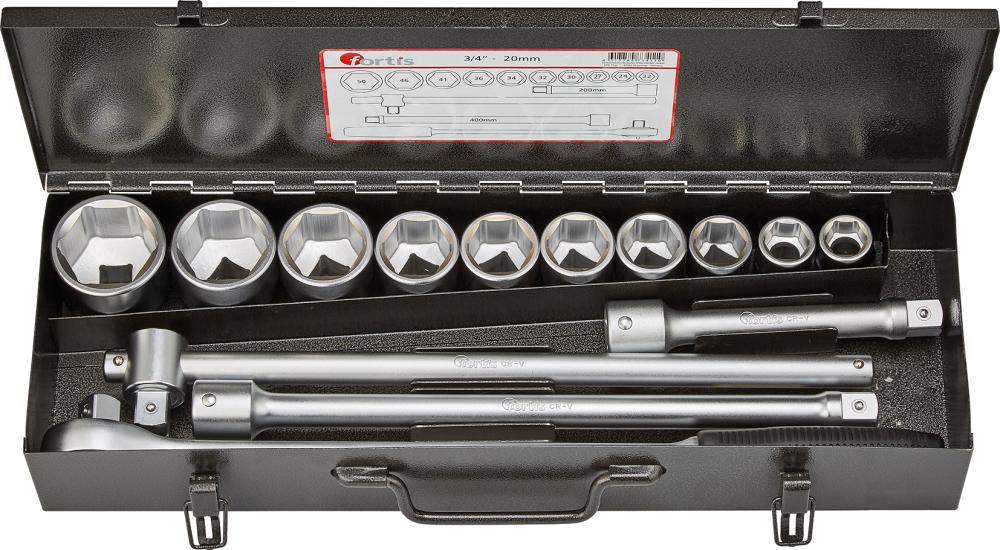 Fortis Steckschlüssel-Satz 3/4" 14-teilig