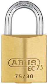 Abus AV-Vorhangschloss 75/30 Lock-Tag, Messing massiv