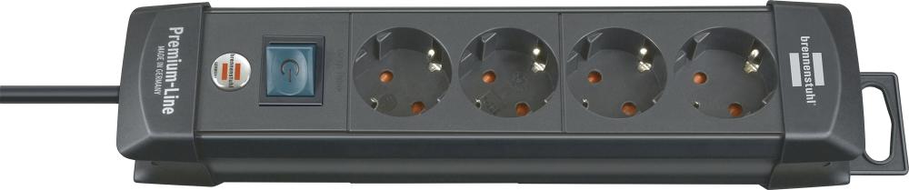 Brennenstuhl Steckdosenleiste Premium 4-fach H05VV-F3G1,5 1,8m