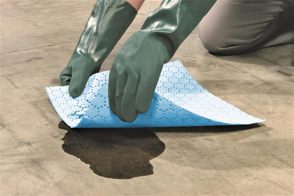 Ölbindetücher, verstärkt blau 40x50cm