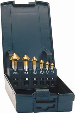 Exact Kegelsenker-Set Advanced TiN Form C 90Grad 6,3-25mm