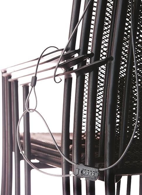 Burg-Wächter AV-Kabelschloss, 2000mm, Snap+Lock, 720 200, m.verstellb.Zahlenschloss