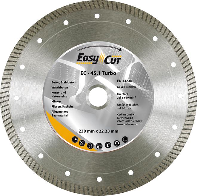 Cedima Trennscheibe Diamant EC-45.1 125x1,2x10x22,23mm