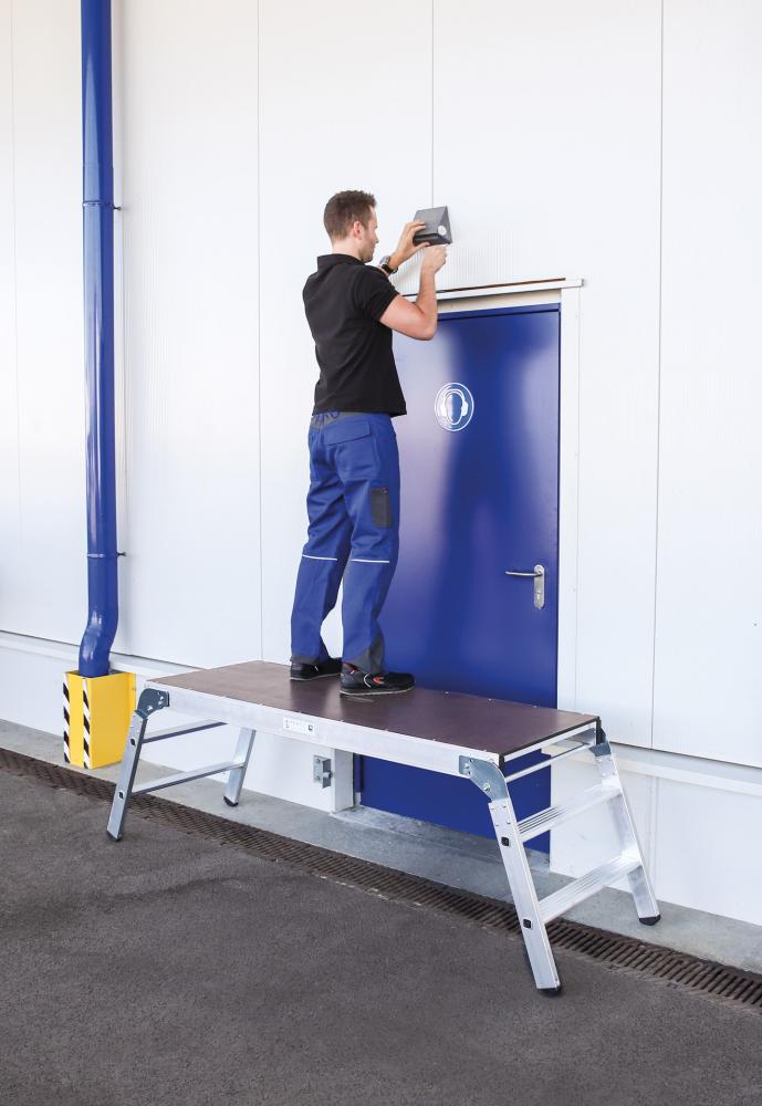 Aluminium Arbeitsdiele 1700x600, 690 Höhe