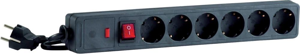 Hedi Steckdosenleiste IP201,4m 6-fach H05VV-F3G1,0