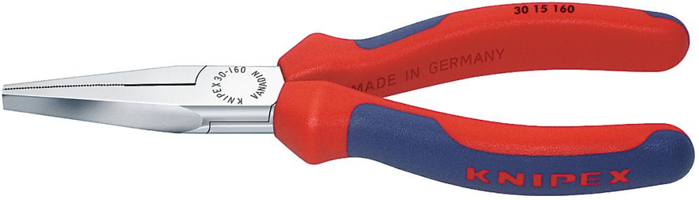 Knipex Langbeckzange Form1 flach mit Griffen mit PVC-Überzug 140mm