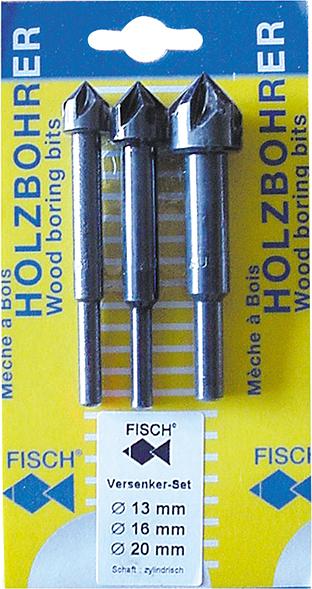 Fisch Krauskopfversenkerstz.90G3tlg.13-20x60/90mmWS