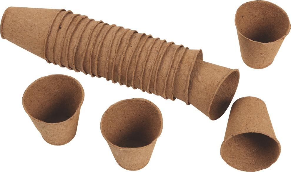 Anzuchttöpfe, rund, 6 cm, 24 St.