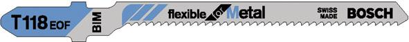 Bosch Stichsägeblatt T 118 EOF Pack a 5 Stück