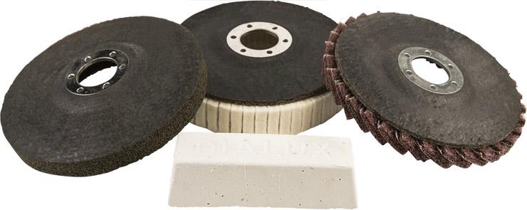 Format 3-Stufen-Polierset mit Paste 4-teilig