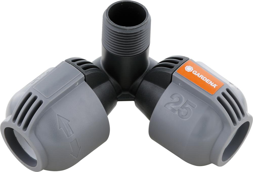 Gardena Sprinklersystem Winkelstück 25mm x 3/4" -AG 2783