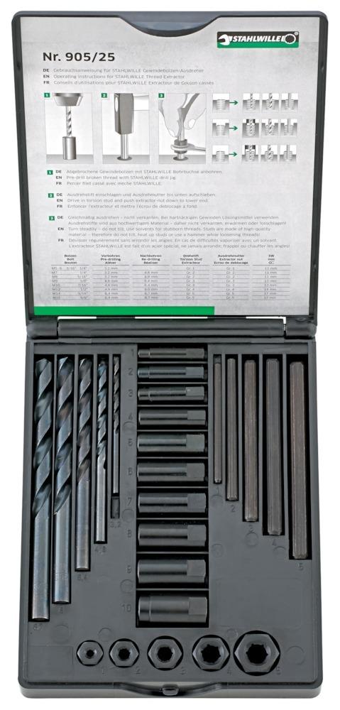 Stahlwille Gewinde-Ausdrehsatz 25tlg.