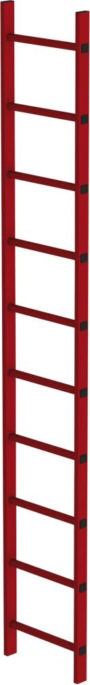 Schachtleiter GFK B 450 mm 10 Sprossen