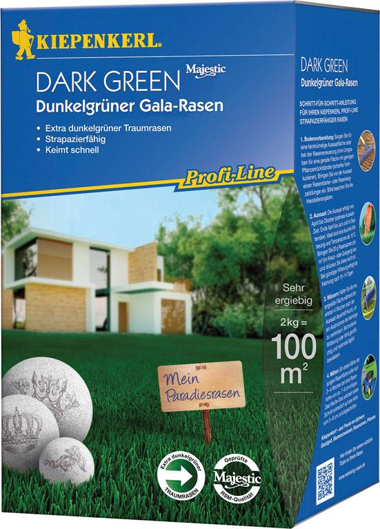 Kiepenkerl Grüner Gala Rasen 2 kg Profi Dark Green