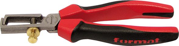 Format Abisolierzange poliert mit 2-Komponenten-Griffen160mm qmm