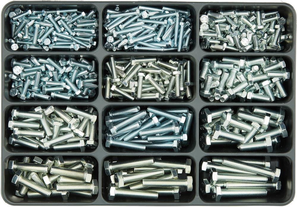 E-NORM Montagekoffer 25 DIN 933 8.8 verzinkt