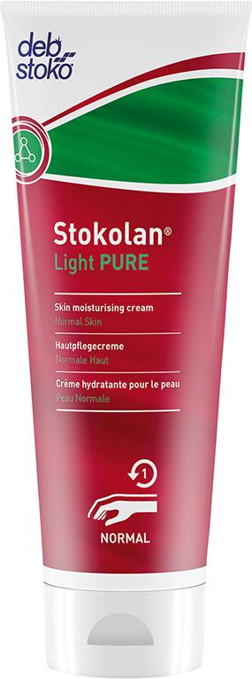 DEB Stoko Hautpflegecreme Stokolan Light PURE farbstofffrei, 100ml Tube, VE 1 Stück