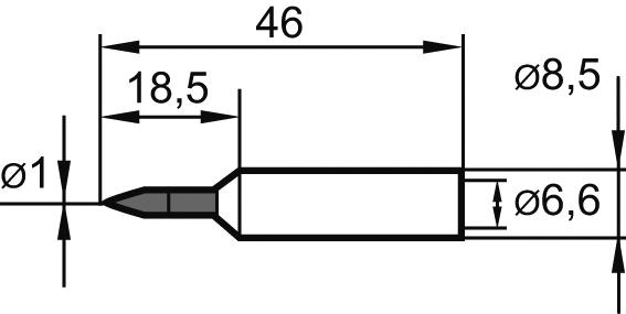 Ersa Lötspitze meißelförmig 0832CDLF 2,2mm SB