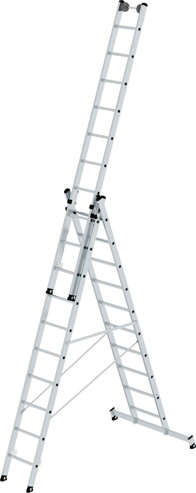 Mehrzweckleiter alu 3x10 Sprossen