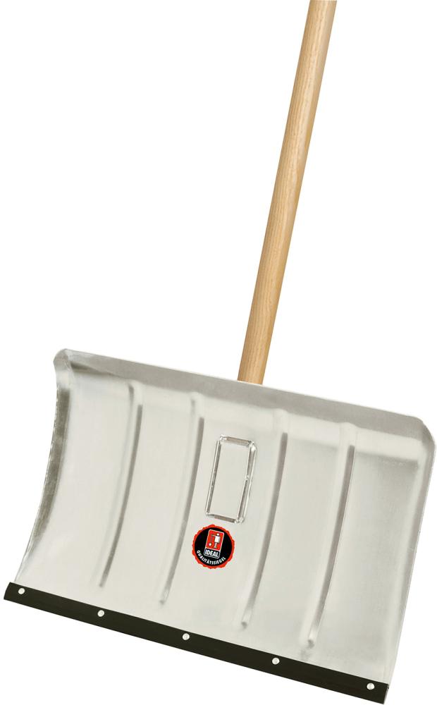 Ideal Schneeräumer Flüsterkante ALU mit Stiel 50 cm breit