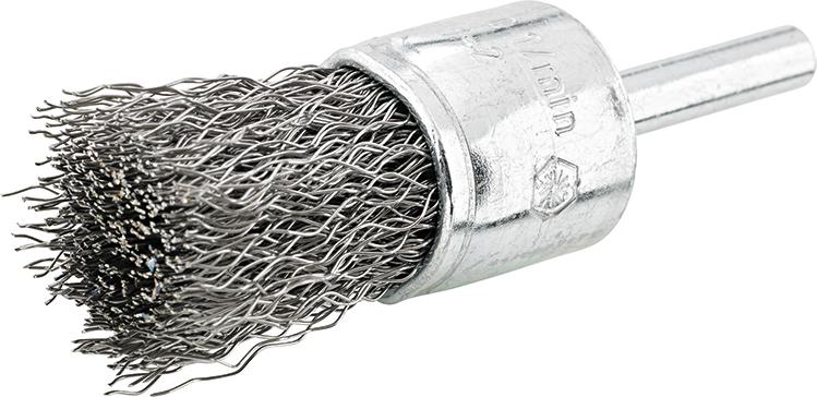 Format Pinselbürste Stahl gewellt 6mm 10x20x0,3mm