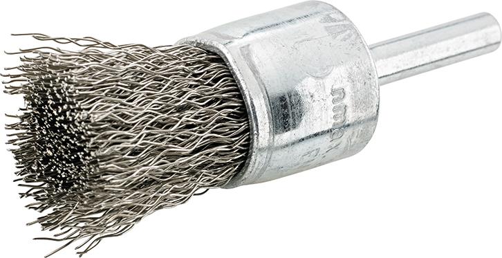 Format Pinselbürste rostfrei gewellt 6mm 10x20x0,3mm