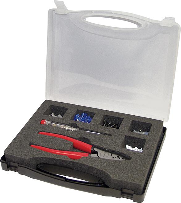 Format Aderendhülsen-Sortiment mit Zange 452-teilig
