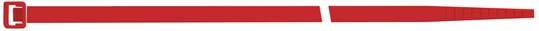 Sapi Kabelbinder Nylon rot 280x4,5mm a100Stück Selco