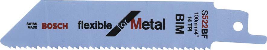 Bosch Säbelsägeblatt S 522 BF Pack a 5 Stück