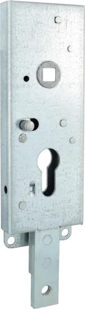 Bever Kipptorschloss, 8002, o.Schild, gefedert, Profilzylinder gelocht, VK 9,E60 verz.