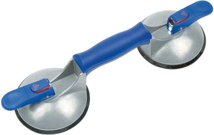 Saugheber m.Anzeige 60kg m. 2-Kopf-Alu