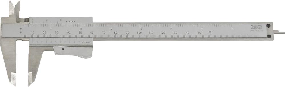 Format Taschenmessschieber mit Momentfeststellung und parallaxfreier Ablesung 150mm