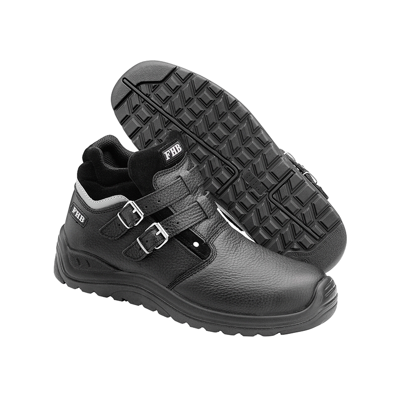 FHB NORBERT S3 Schnallstiefel ISO 20345-2011-S3 HRO schwarz Gr. 40