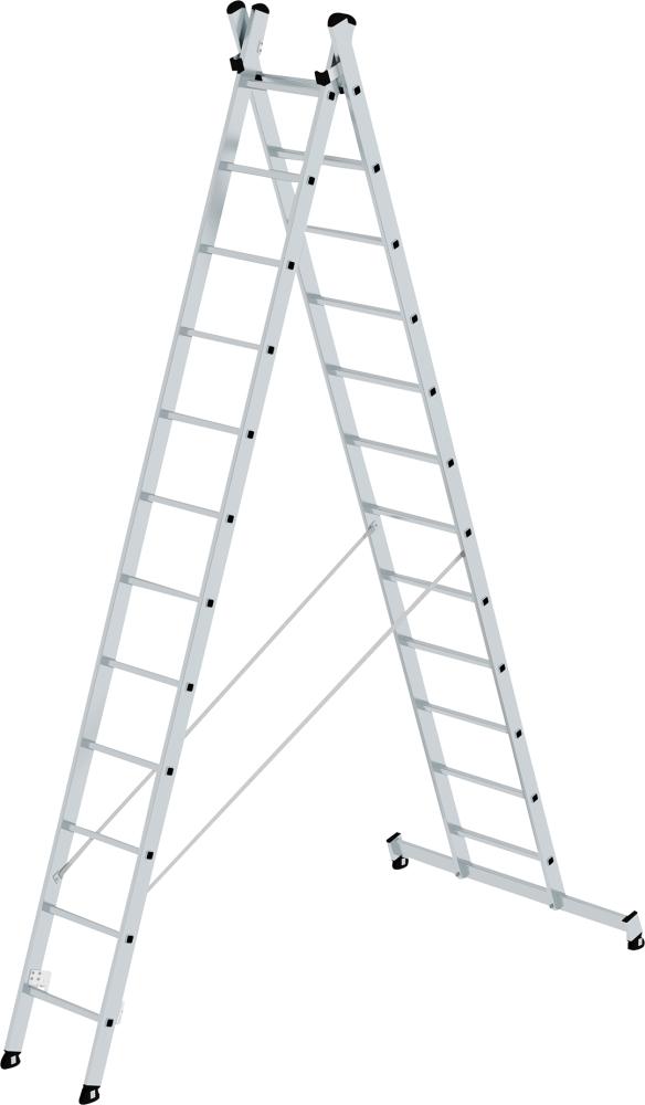 Mehrzweckleiter Alu 2-tlg2x12 Sprossen