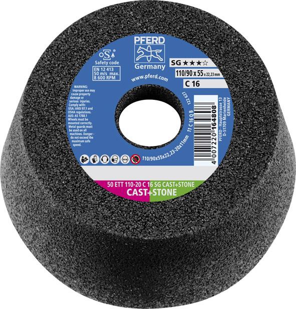 Pferd Schleiftopf 20C16QSG 110x55mm