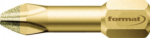 Format Bit Diamant 1/4" DIN3126C6,3 PH1x25mm