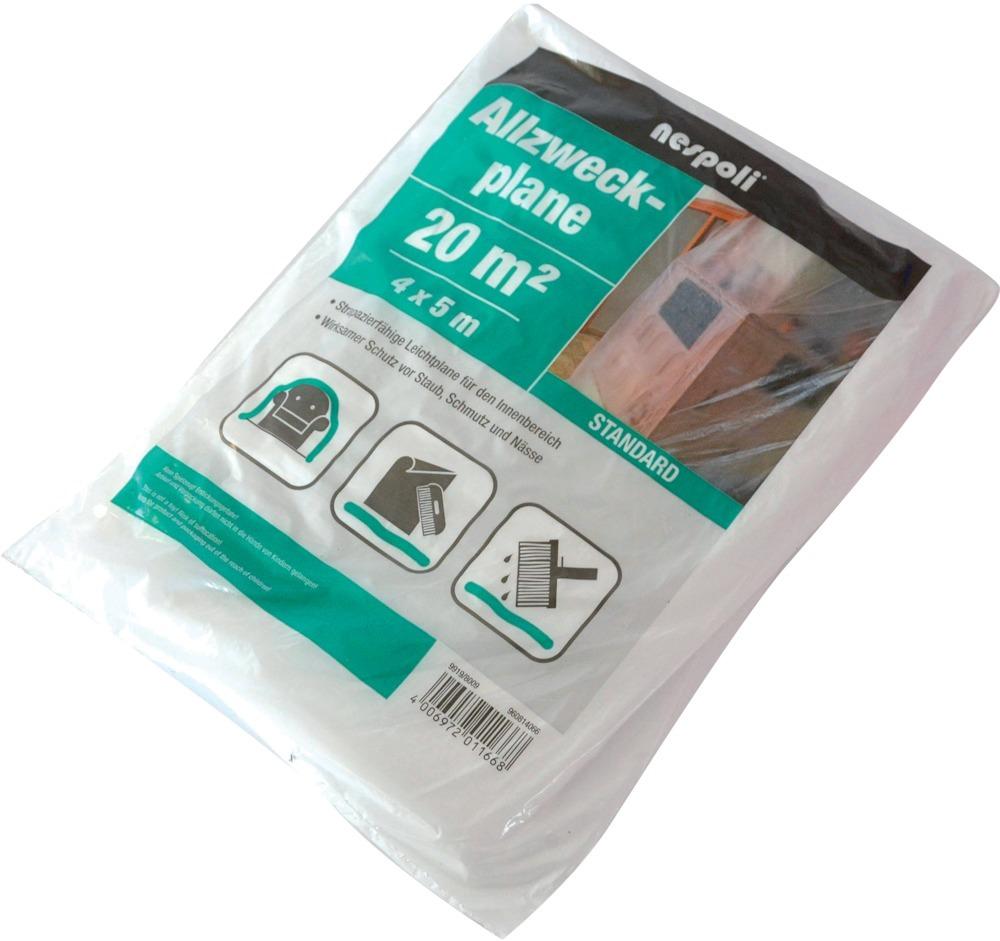 Leichtfolie 4x5 m transp, Standard, 5 my