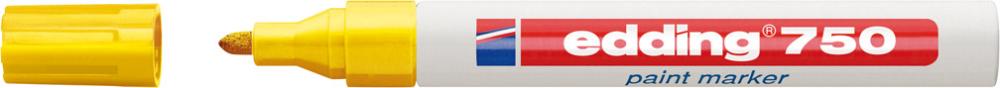edding Lackmarker 750, 2-4 mm, Farbe: gelb