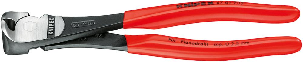 Knipex Kraft-Vornschneider mit Kunststoff-Griffen 140mm