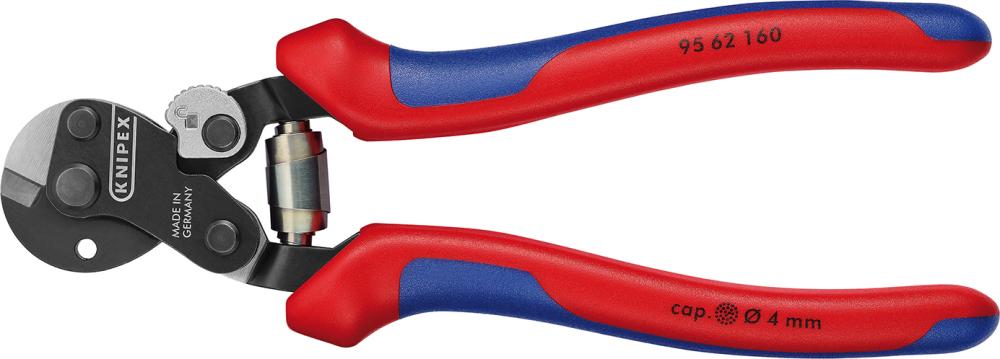 Knipex Drahtseilschere mit Mehrkomponenten-Griffen 160mm