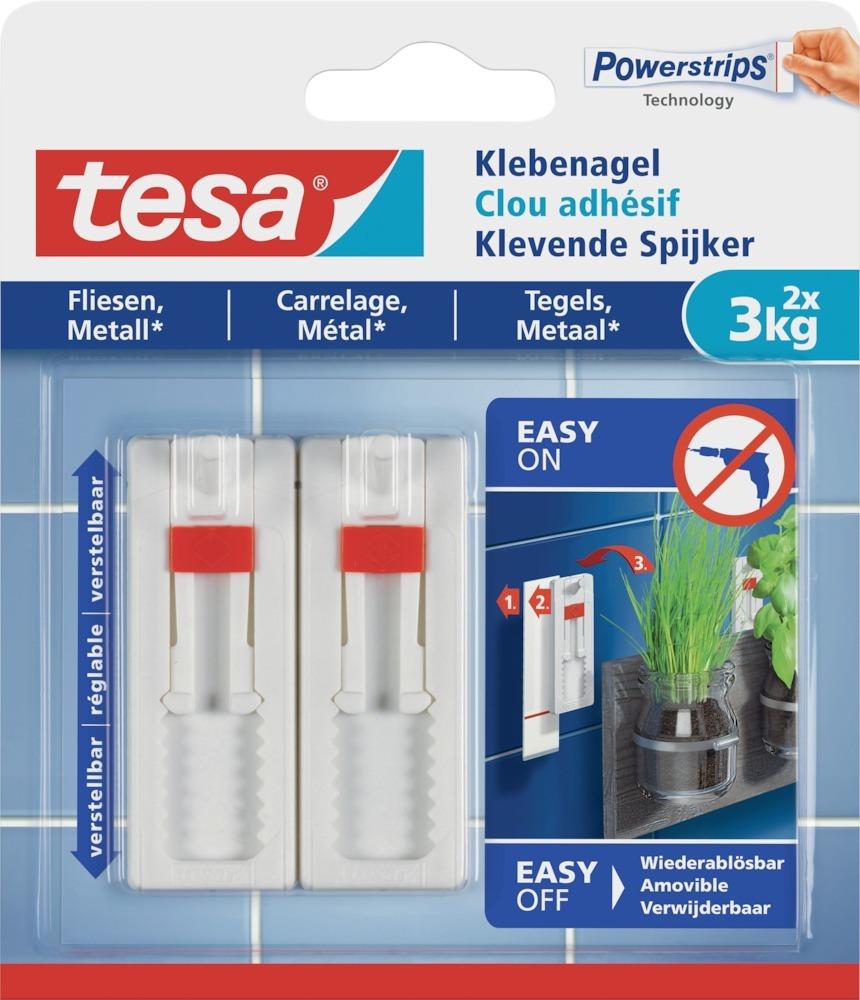 tesa Klebenagel für Fliesen Haftkraft 3 kg