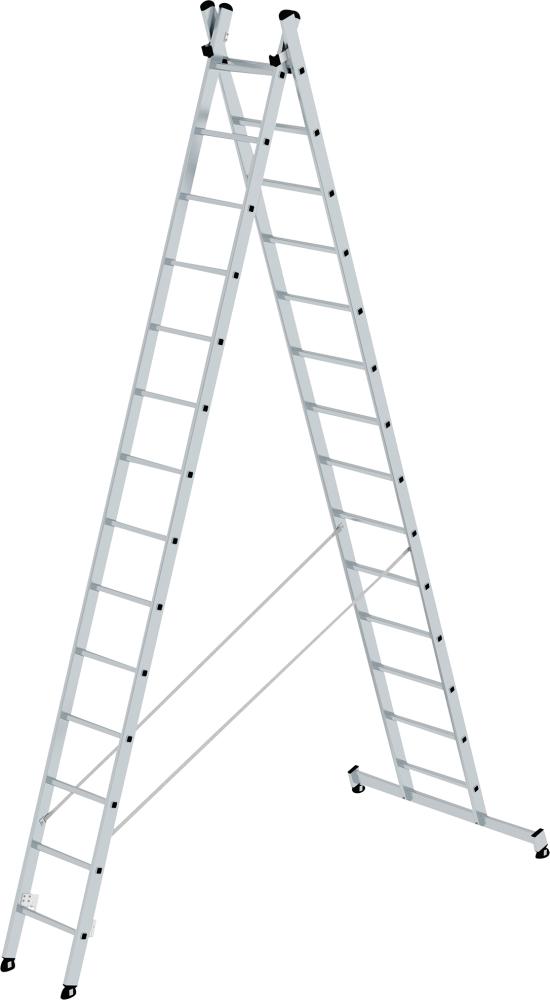 Mehrzweckleiter Alu 2-tlg2x14 Sprossen